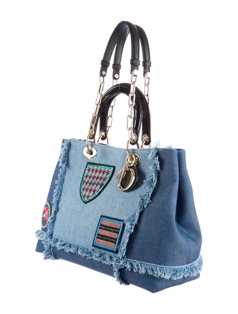 dior denim bag|farfetch christian dior bags.